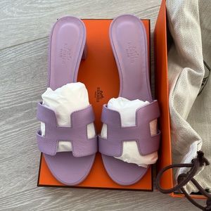 Hermes oasis - violet Size 38.5
